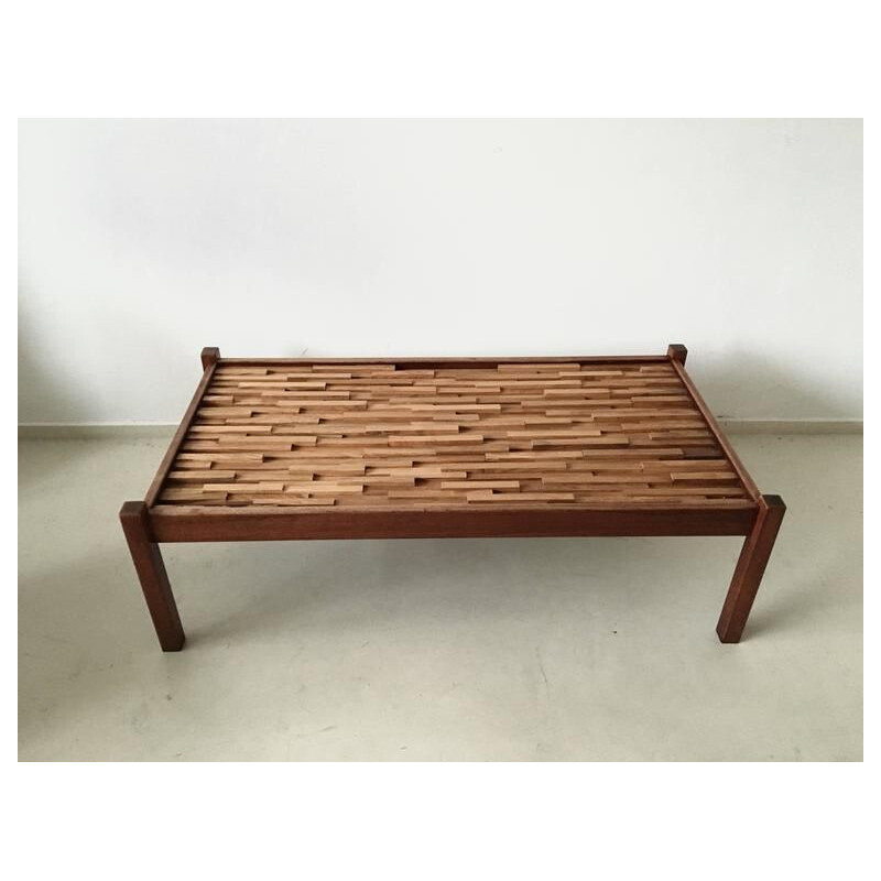 Vintage coffee table in rosewood by Percival Lafer