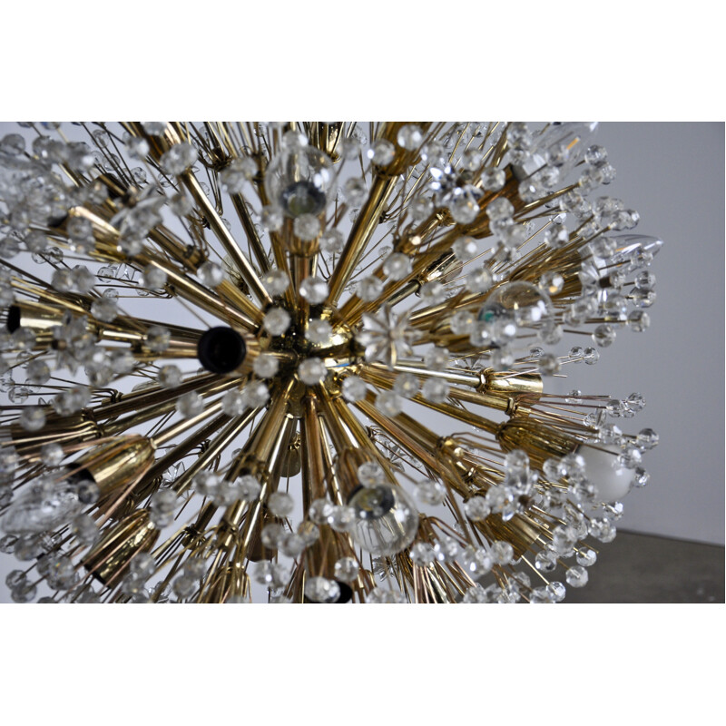 Vintage chandelier "Dandelion" by Emil Stejnar