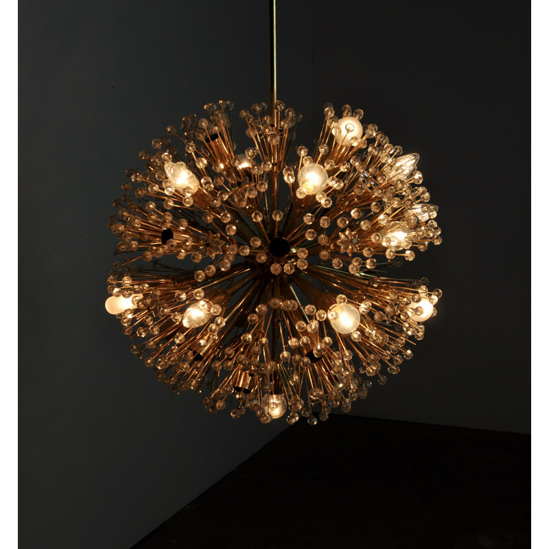 Vintage chandelier "Dandelion" by Emil Stejnar