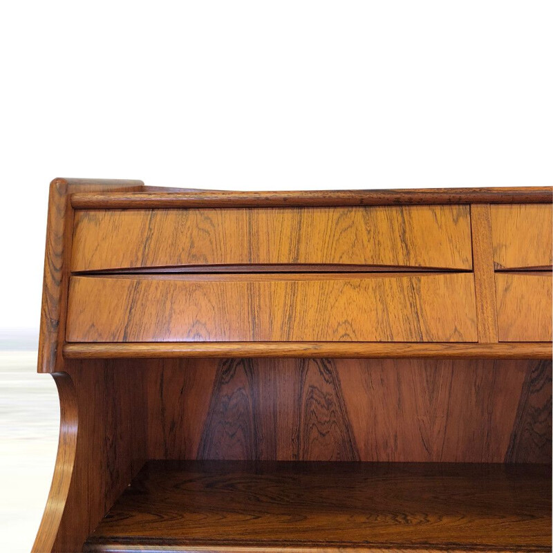 Vintage rosewood and beech chest of drawers by Gunnar Falsig, 1960