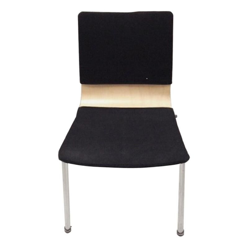 Vintage stackable Dutch chair by Krijn Hamelink for CAR Katwijk