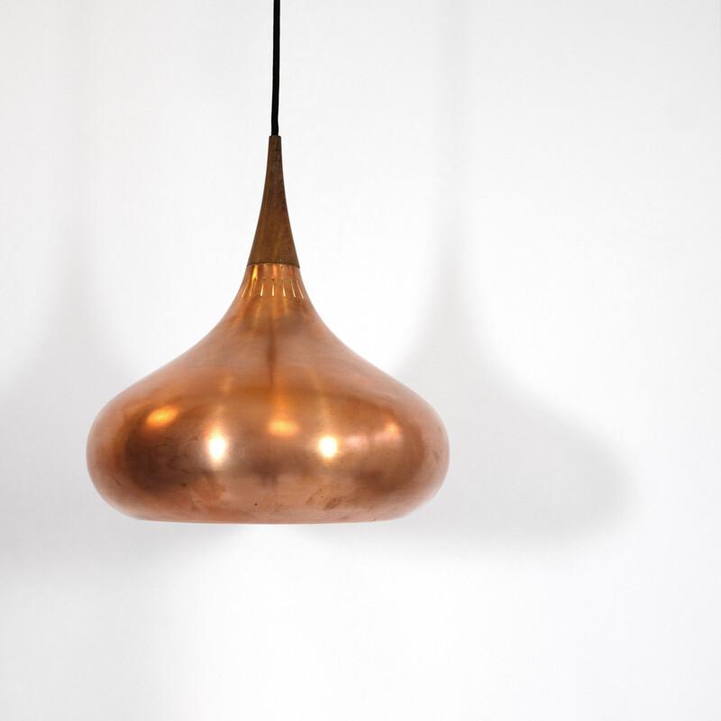 Vintage hanging lamp "Orient Major" by Jo Hammerborg for Fog and Morup, Denmark 1957