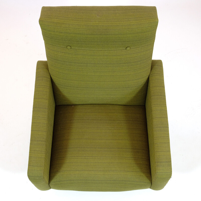 Vintage green armchair for Steiner 1960