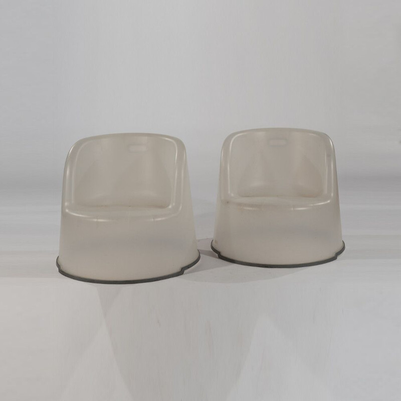 Vintage Tub armchairs by Knut and Marianne Hagberg for IKEA