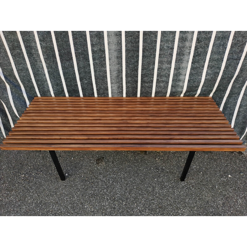 Vintage bench wood and metal