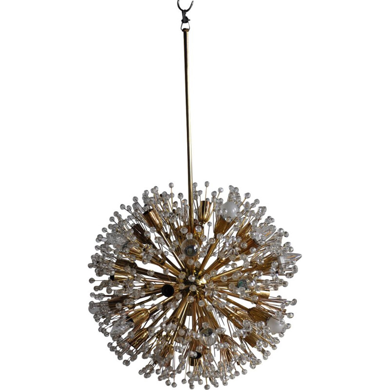 Vintage chandelier "Dandelion" by Emil Stejnar