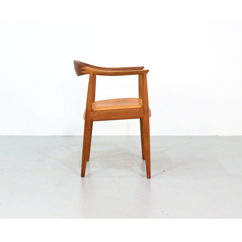 Vintage Hans Wegner chair "The Chair" for Johannes Hansen