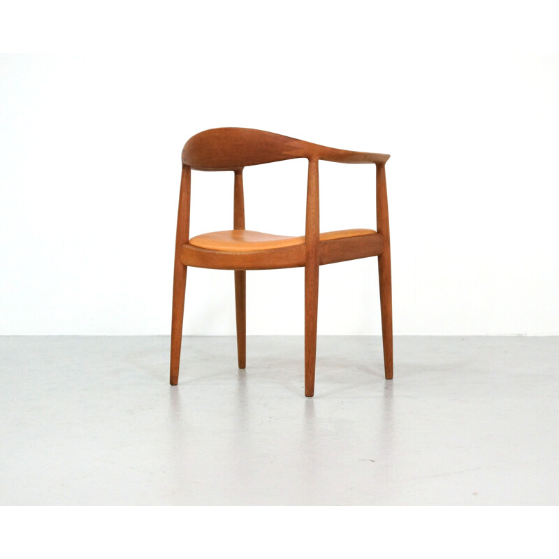 Vintage Hans Wegner chair "The Chair" for Johannes Hansen