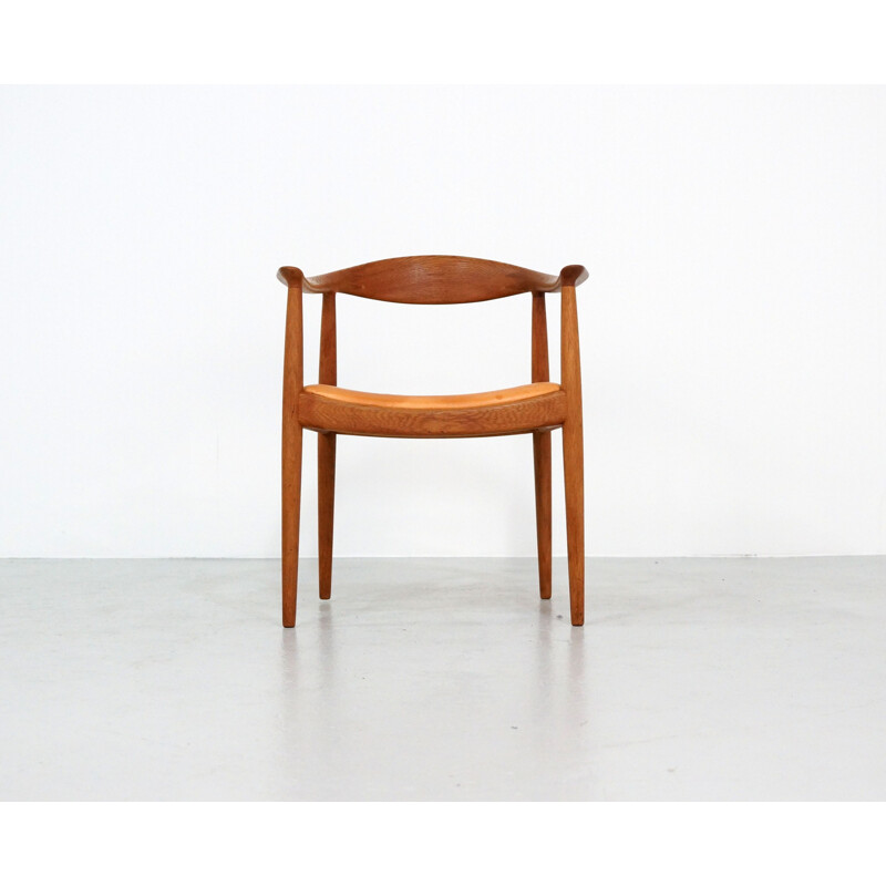 Vintage Hans Wegner chair "The Chair" for Johannes Hansen