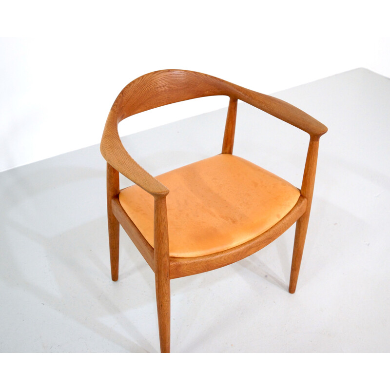 Vintage Hans Wegner chair "The Chair" for Johannes Hansen