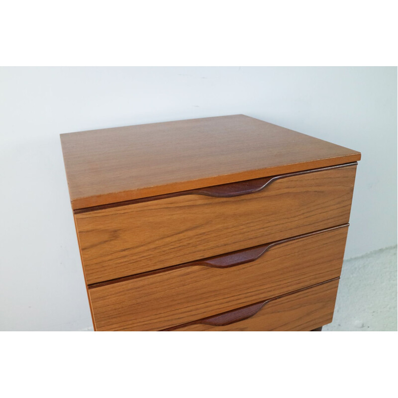 Vintage night stand in formica and teak from UK 1970