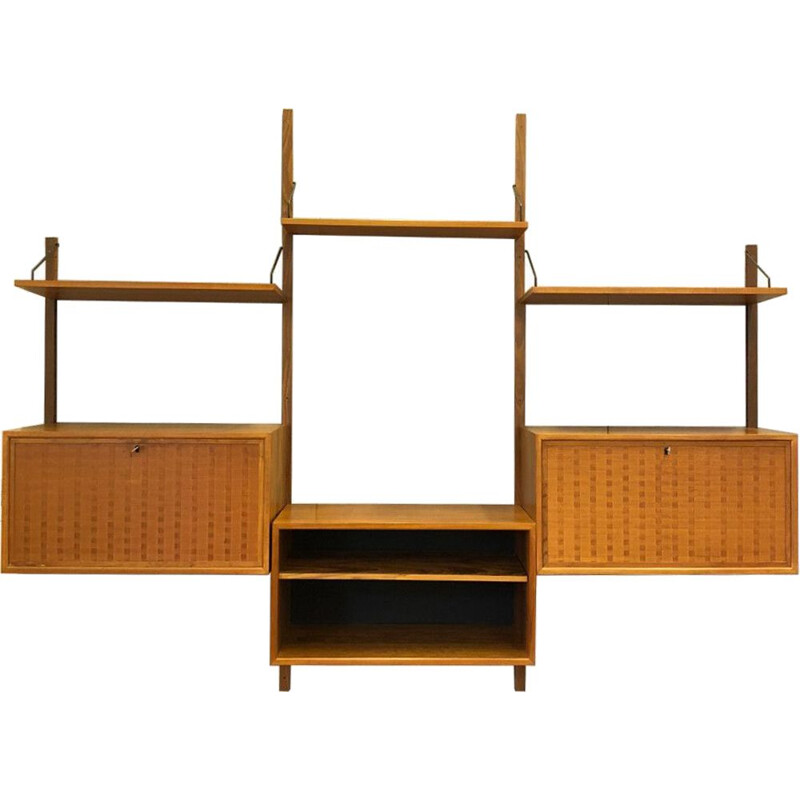 Vintage Royal wall systel in teak by Poul Cadovius