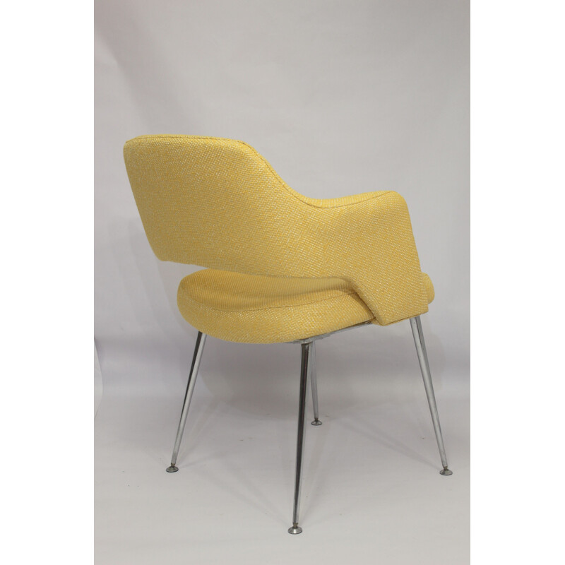 Vintage yellow armchair "Conference" 1960s