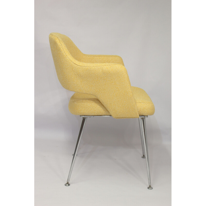 Vintage yellow armchair "Conference" 1960s