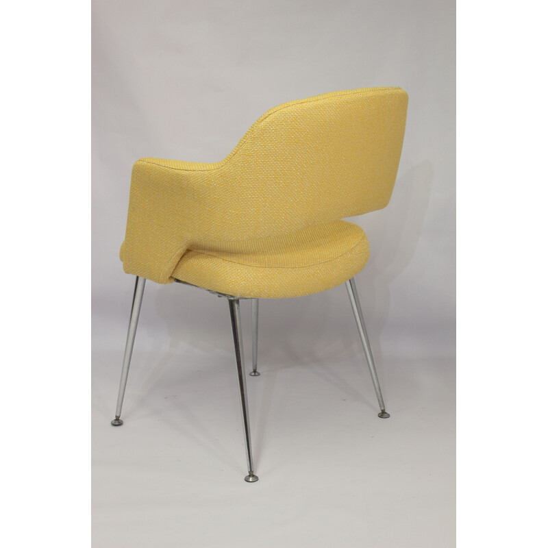 Vintage yellow armchair "Conference" 1960s