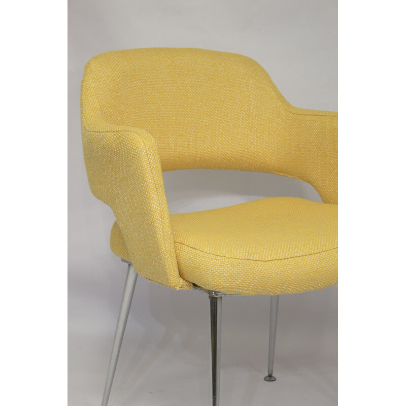 Vintage yellow armchair "Conference" 1960s