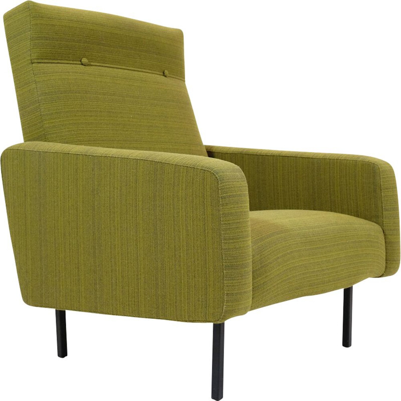 Vintage green armchair for Steiner 1960