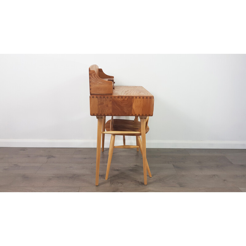 Bureau et chaise vintage par Lucian Ercolani pour Ercol