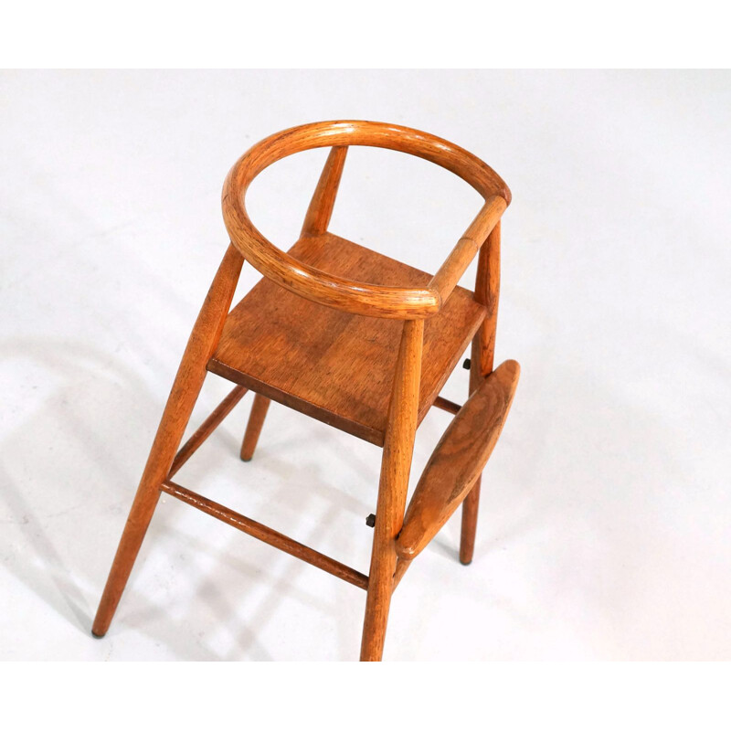 Chaise d'enfant vintage en chêne par Nanna Ditzel