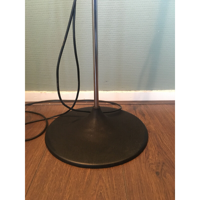 Vintage purple arc floor lamp from Gepo