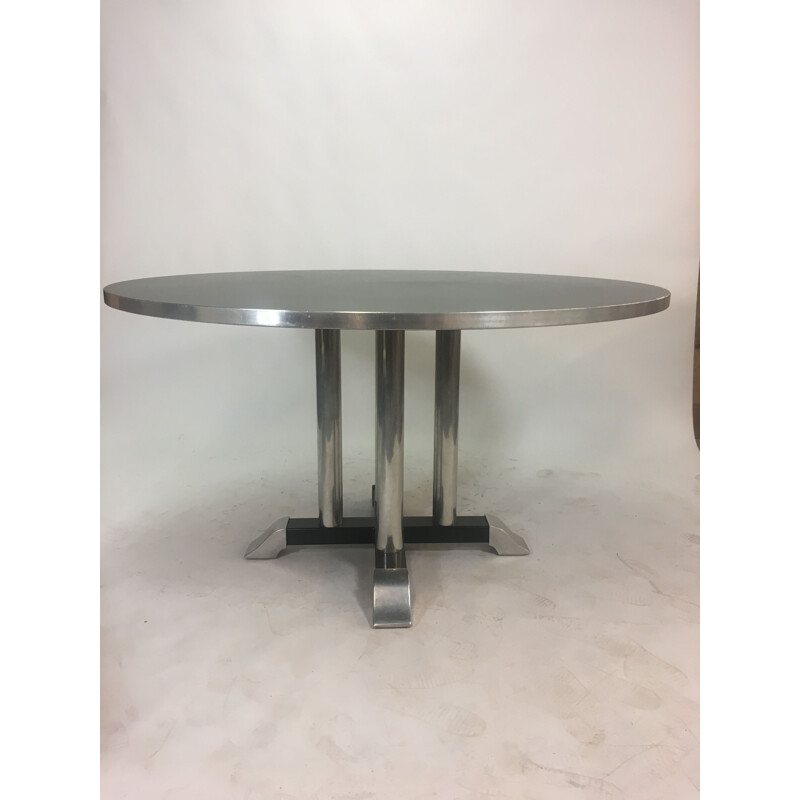 Vintage industrial AO dining table by C.H. Hoffmann for Gispen