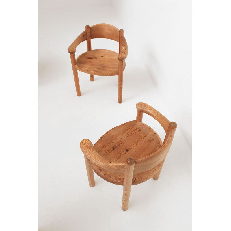 Set of 6 vintage chairs by Rainer Daumiller for Hirtshal Sawmill