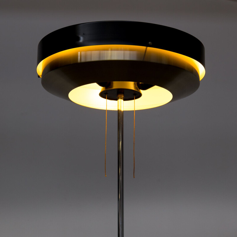 Vintage metal floorlamp by Niek Hiemstra for Evolux