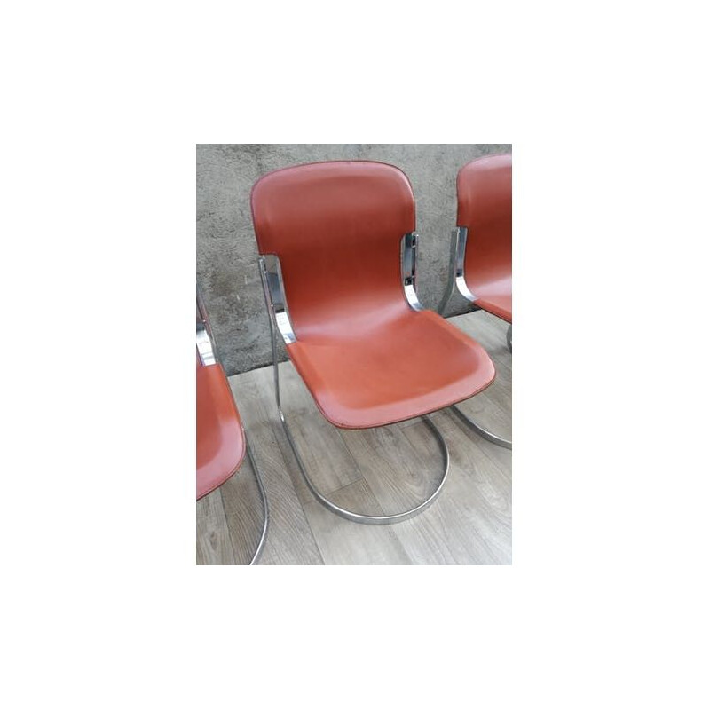 Suite de 4 chaises vintage par Cidue