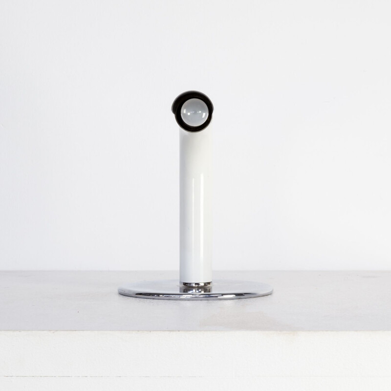 Vintage table lamp in metal and acrylic by Ingo Maurer