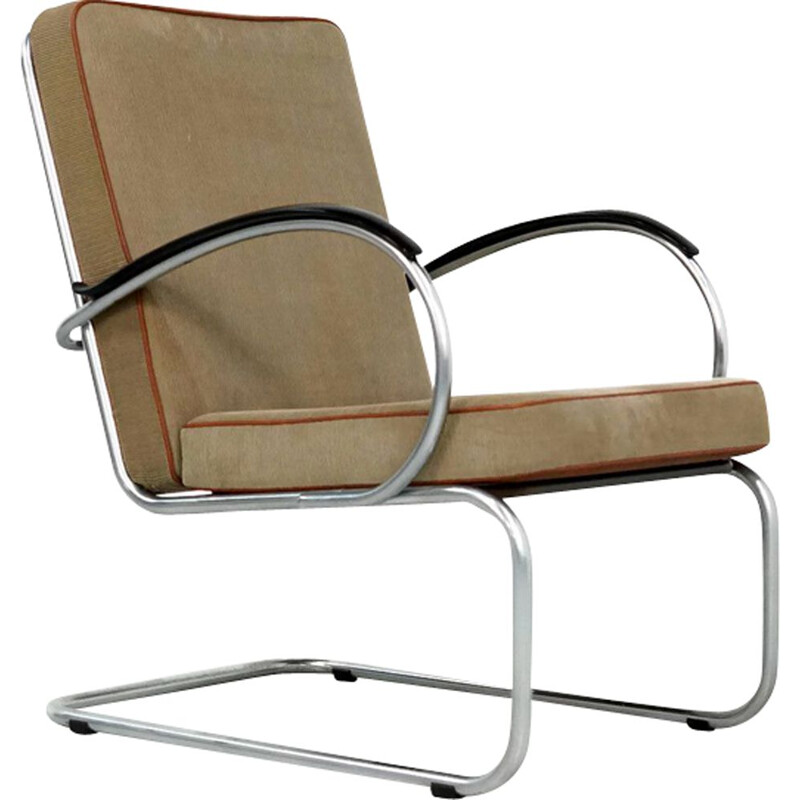 Gispen 409 vintage fauteuil van W.H. Gispen