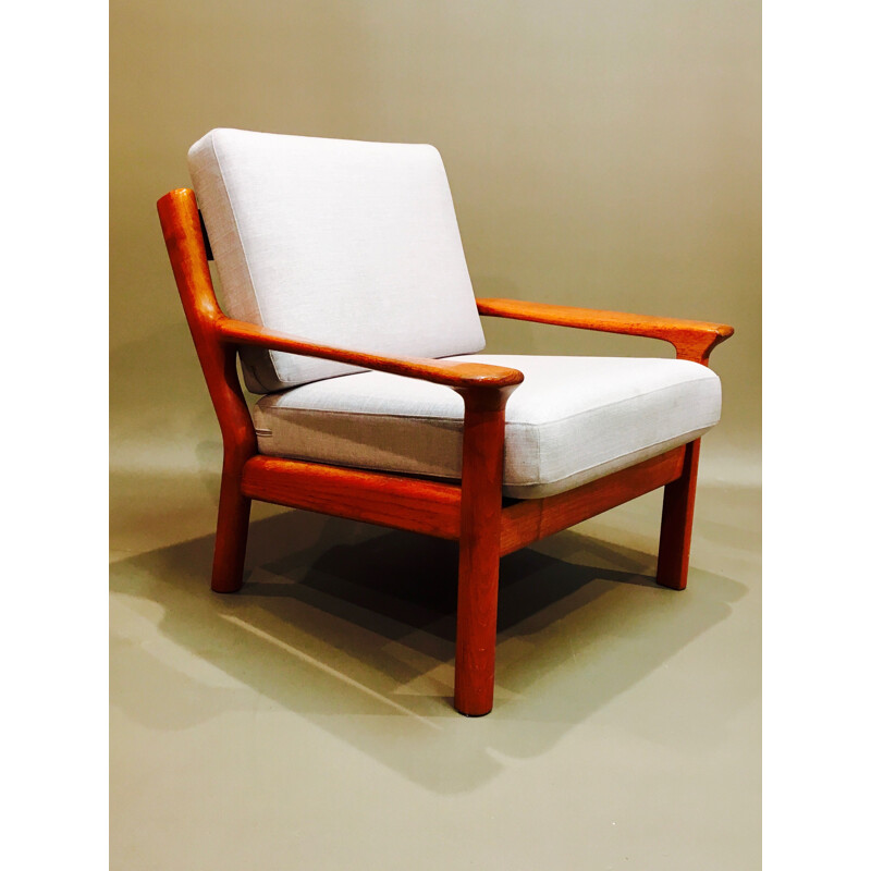 Vintage Scandinavian armchair in teak