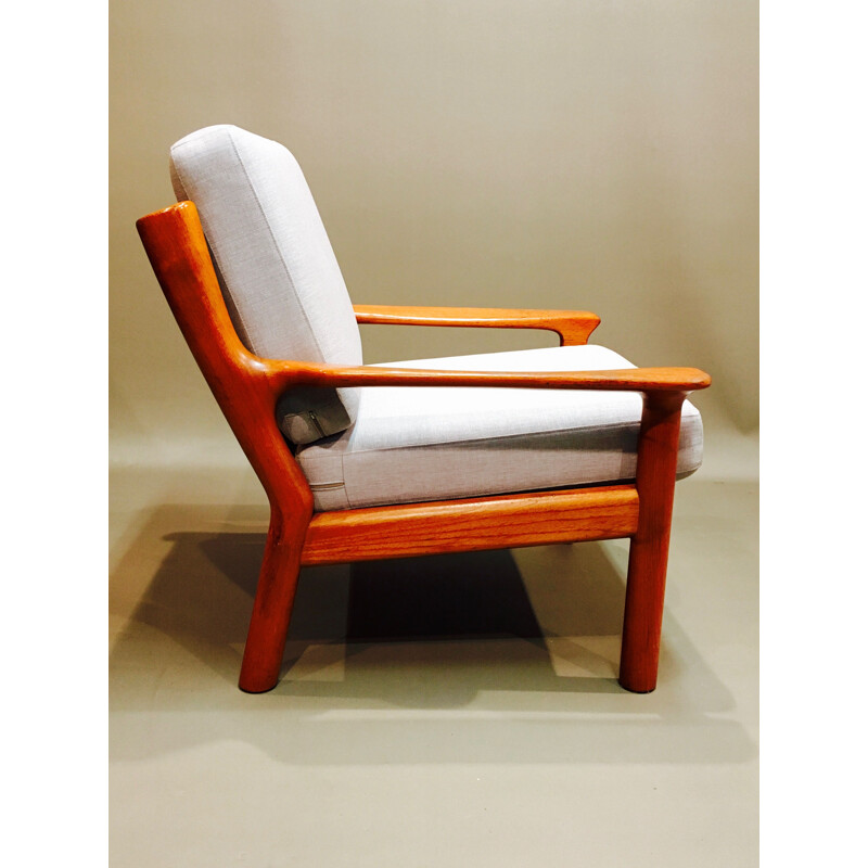 Vintage Scandinavian armchair in teak