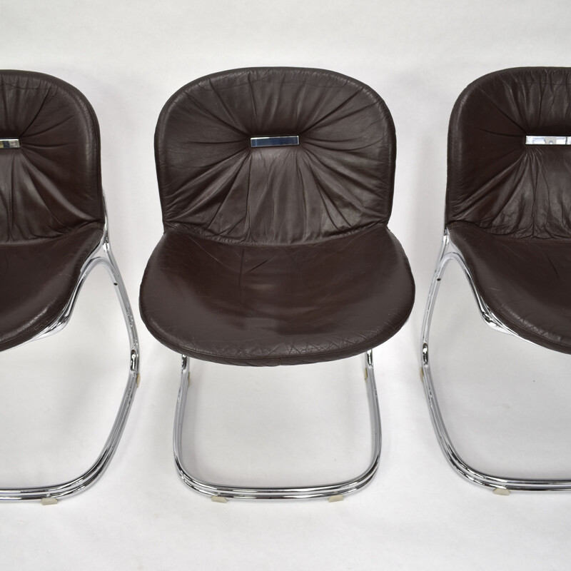 Set of 4 Sabrina chairs by Gastone Rinaldi