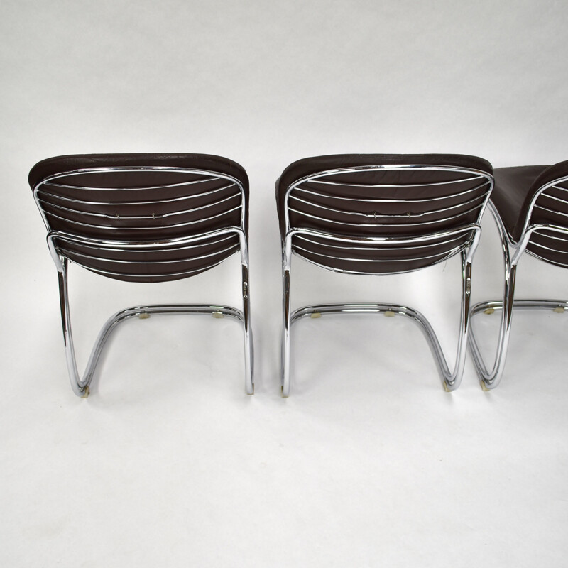 Set of 4 Sabrina chairs by Gastone Rinaldi