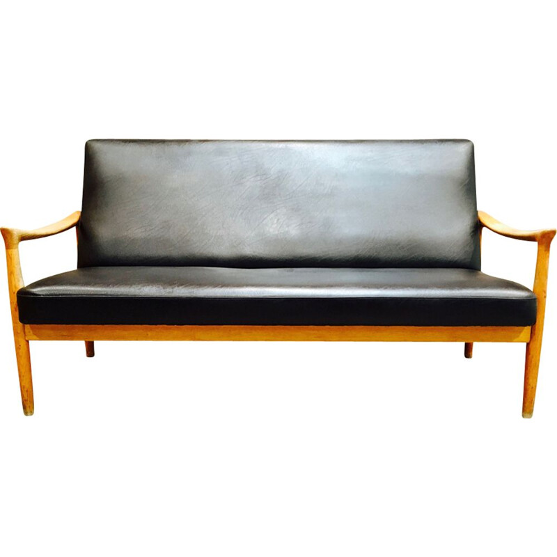 Vintage Scandinavian 3-seater sofa by Fritz Hansen