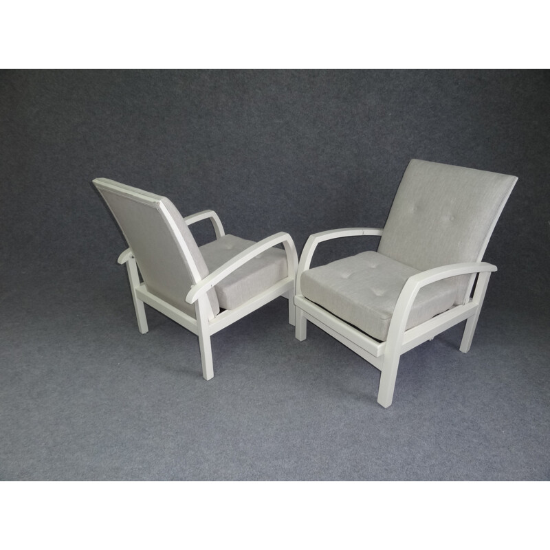 Paire de fauteuils vintage - années 40