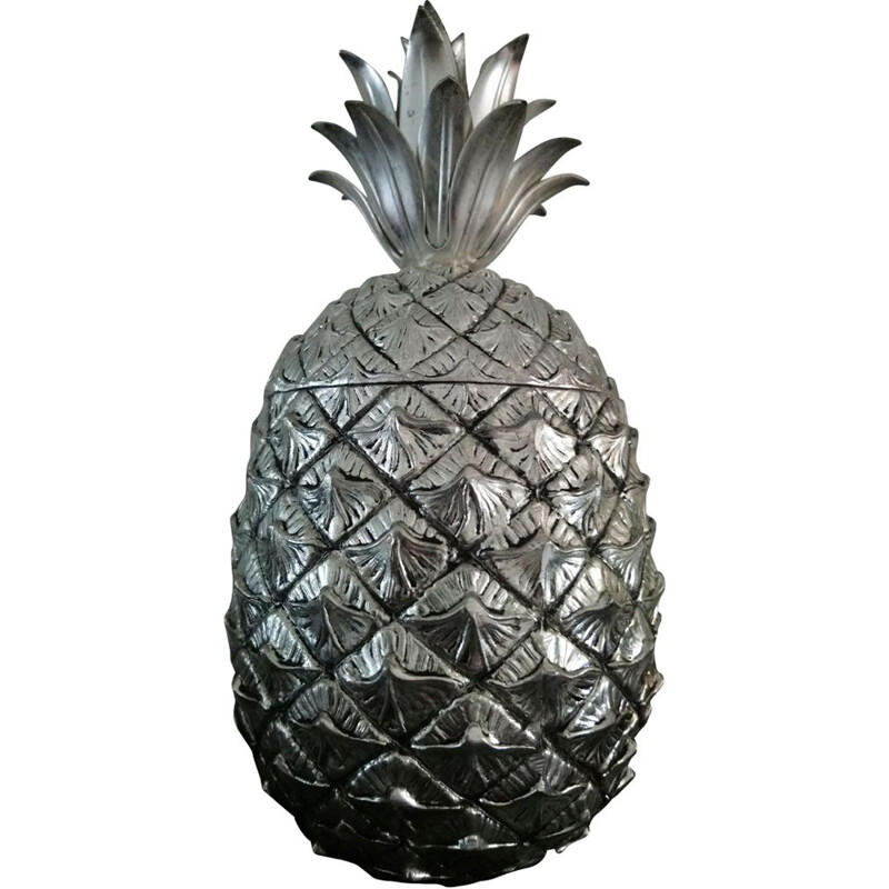 Vintage pineapple ice bucket by Mauro Manetti 