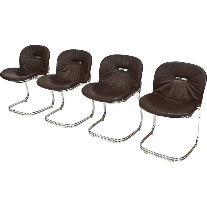 Set of 4 Sabrina chairs by Gastone Rinaldi