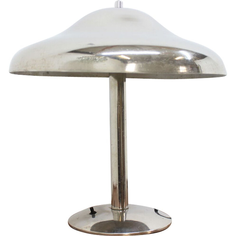 Vintage bauhaus lamp in chrome, Czechoslovakia 1930