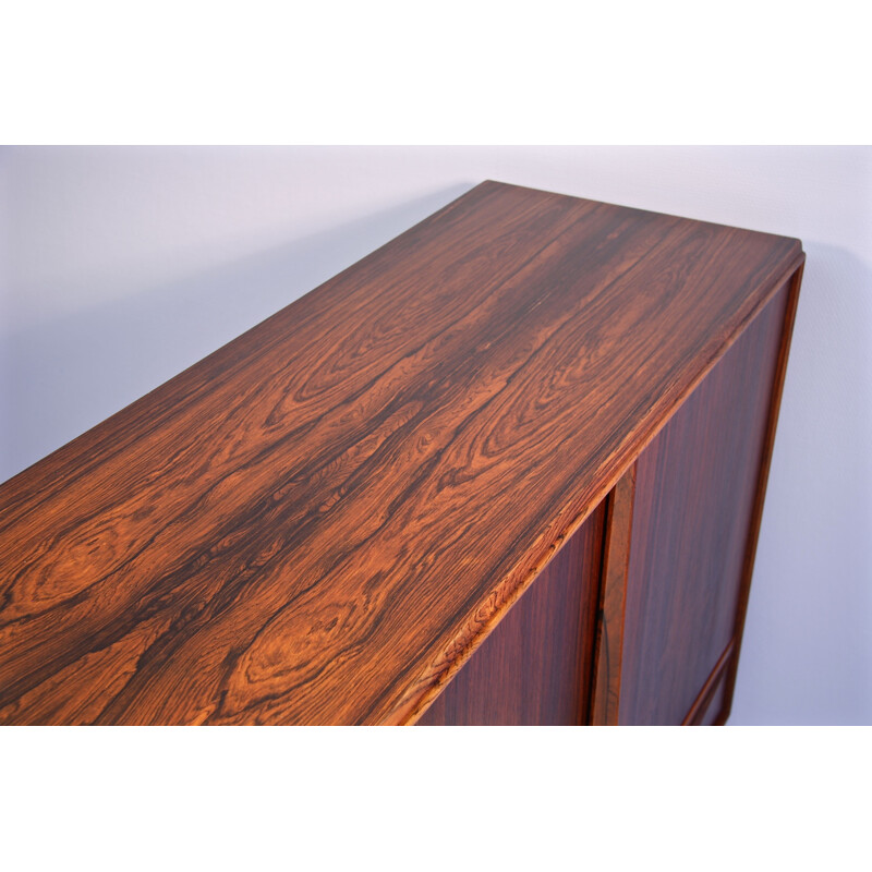 Danish higboard in rosewood by E.W. Bach for Sejling Skabe