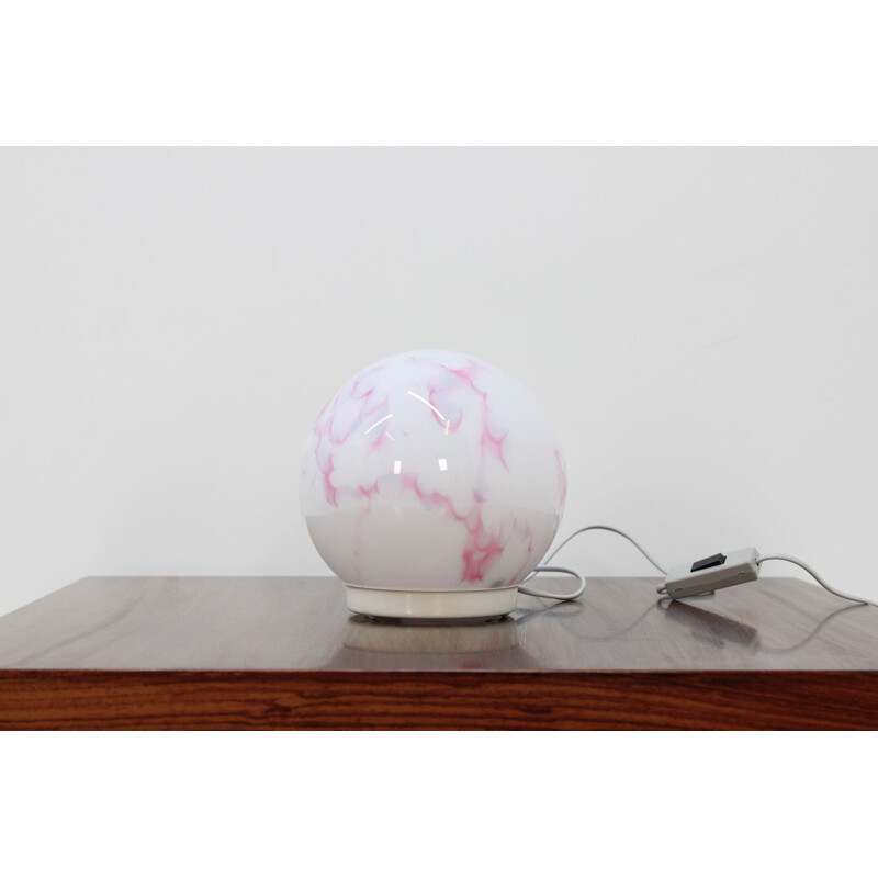 Lámpara globo de cristal vintage