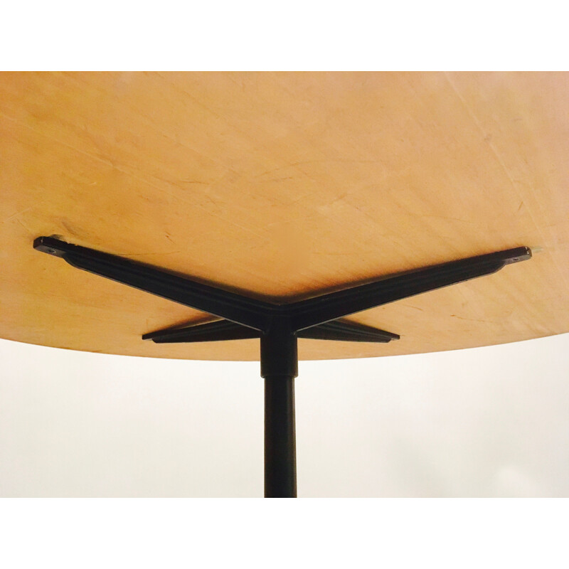 Vintage high teak table by Charles and Ray Eames for Herman Miller