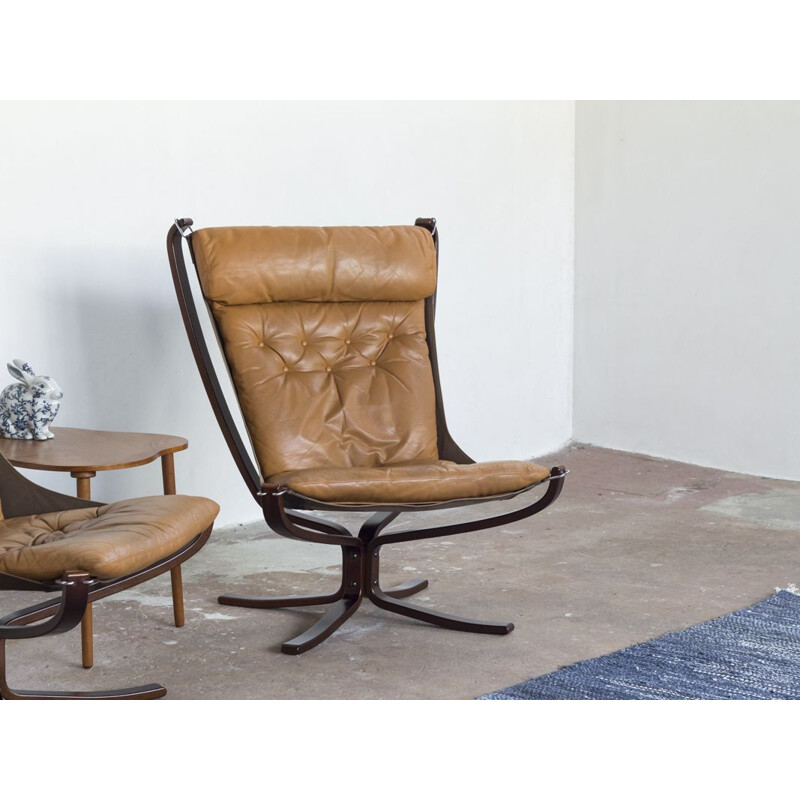 Set of 2 Falcon chairs by Sigurd Resell for Vatne Møbler