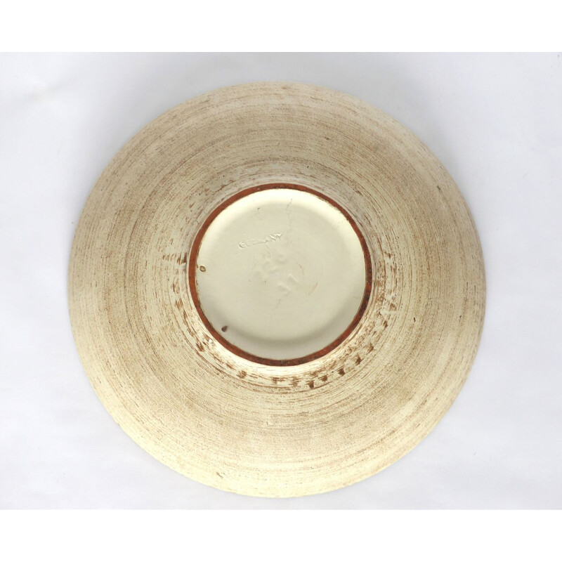 Vintage plate in ceramic by Dumler & Breiden