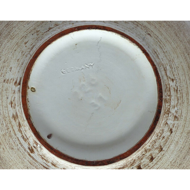 Vintage plate in ceramic by Dumler & Breiden