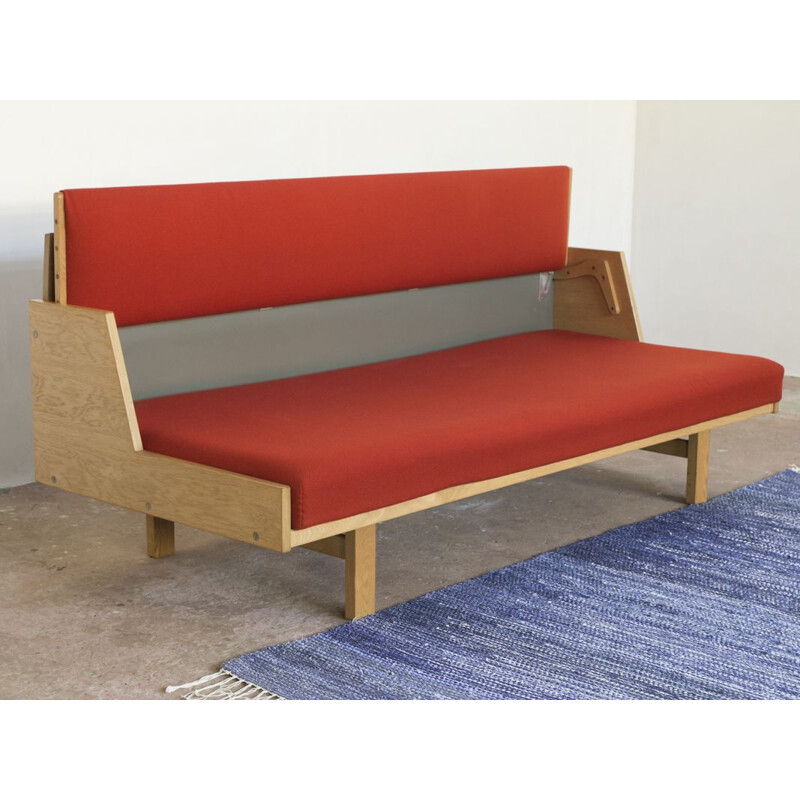 Vintage GE-258 daybed by Hans Wegner for Getama