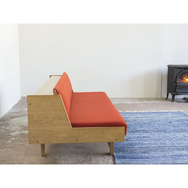 Vintage GE-258 daybed by Hans Wegner for Getama