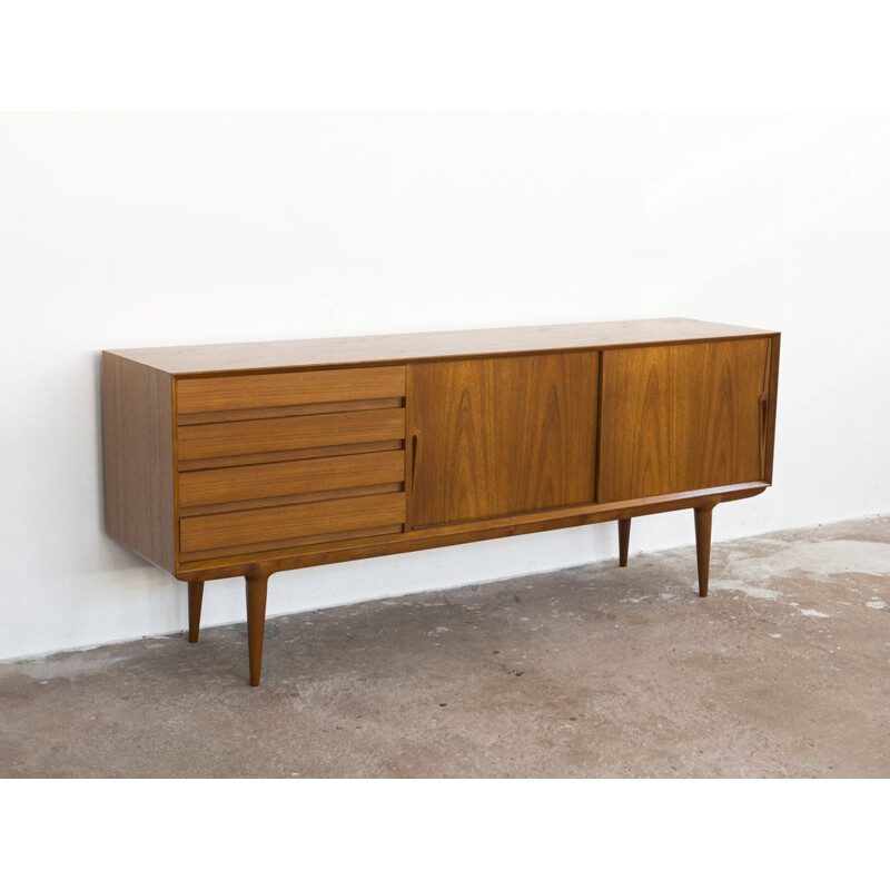 Vintage sideboard in teak Model 18 by Omann Jun 1960