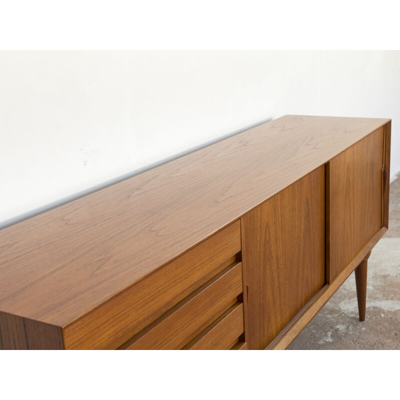 Vintage sideboard in teak Model 18 by Omann Jun 1960