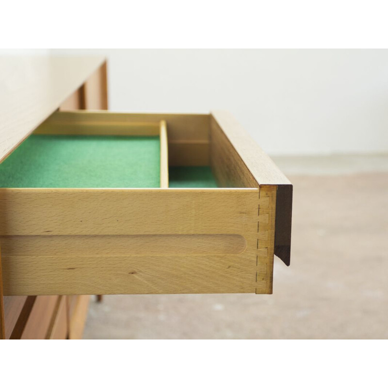 Vintage sideboard in teak Model 18 by Omann Jun 1960